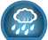 overcast, rain