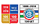 100 let ČR, 130 let Klubu českých turistů 100 let ČR, 130 let Klubu českých turistů
